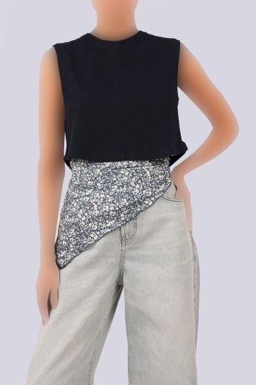 تاپ تیشرتی ساده زنانه