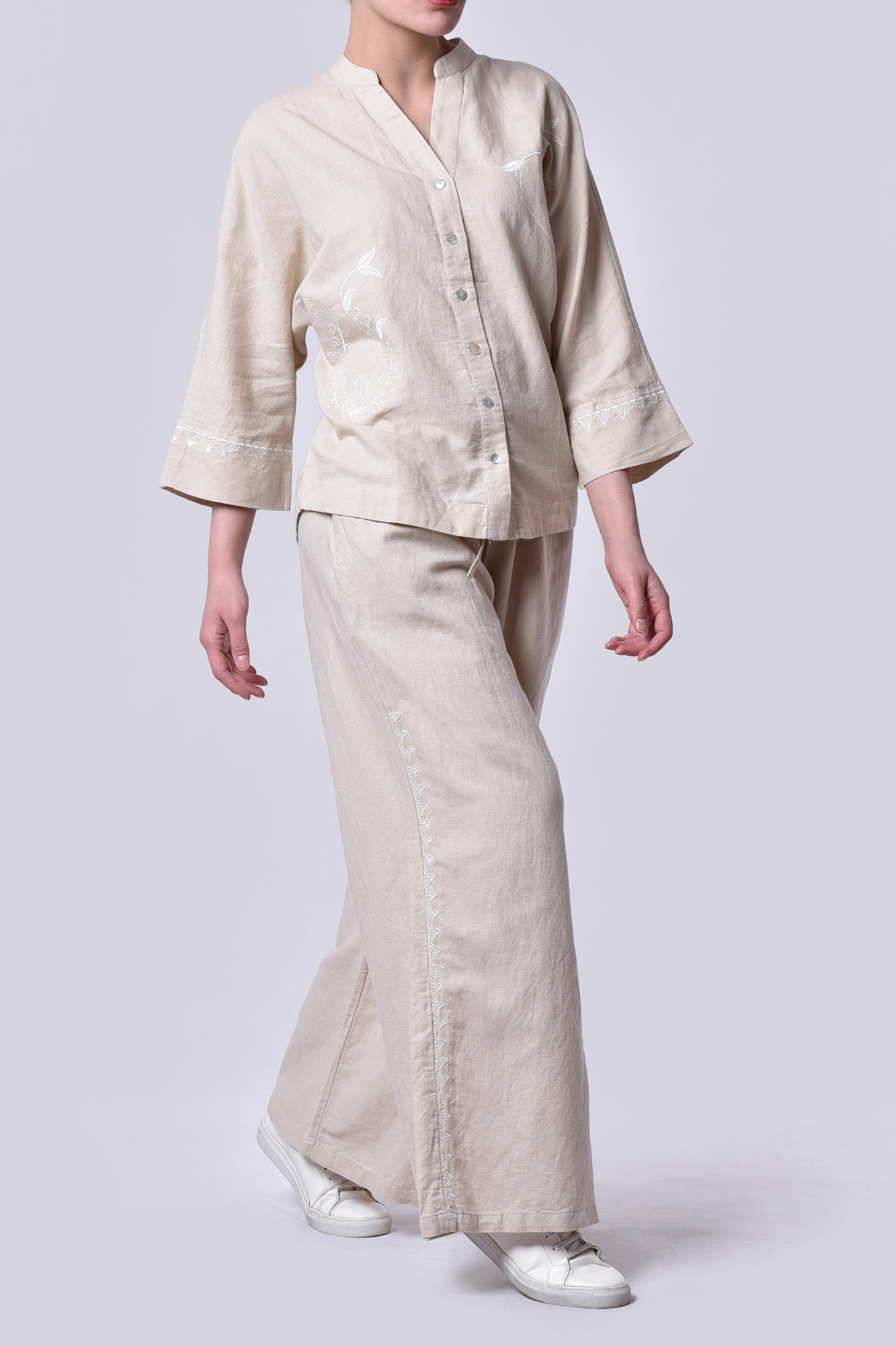 شلوار پارچه ای لینن