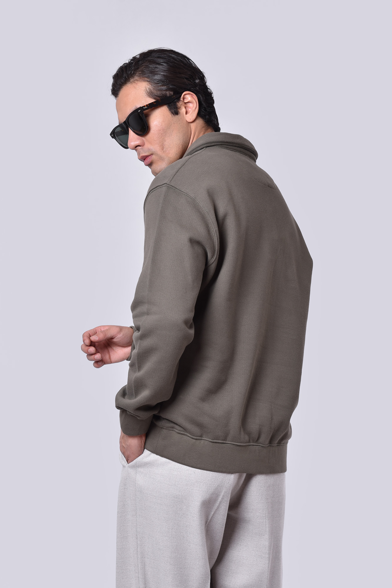 پولوشرت آستین بلند ساده