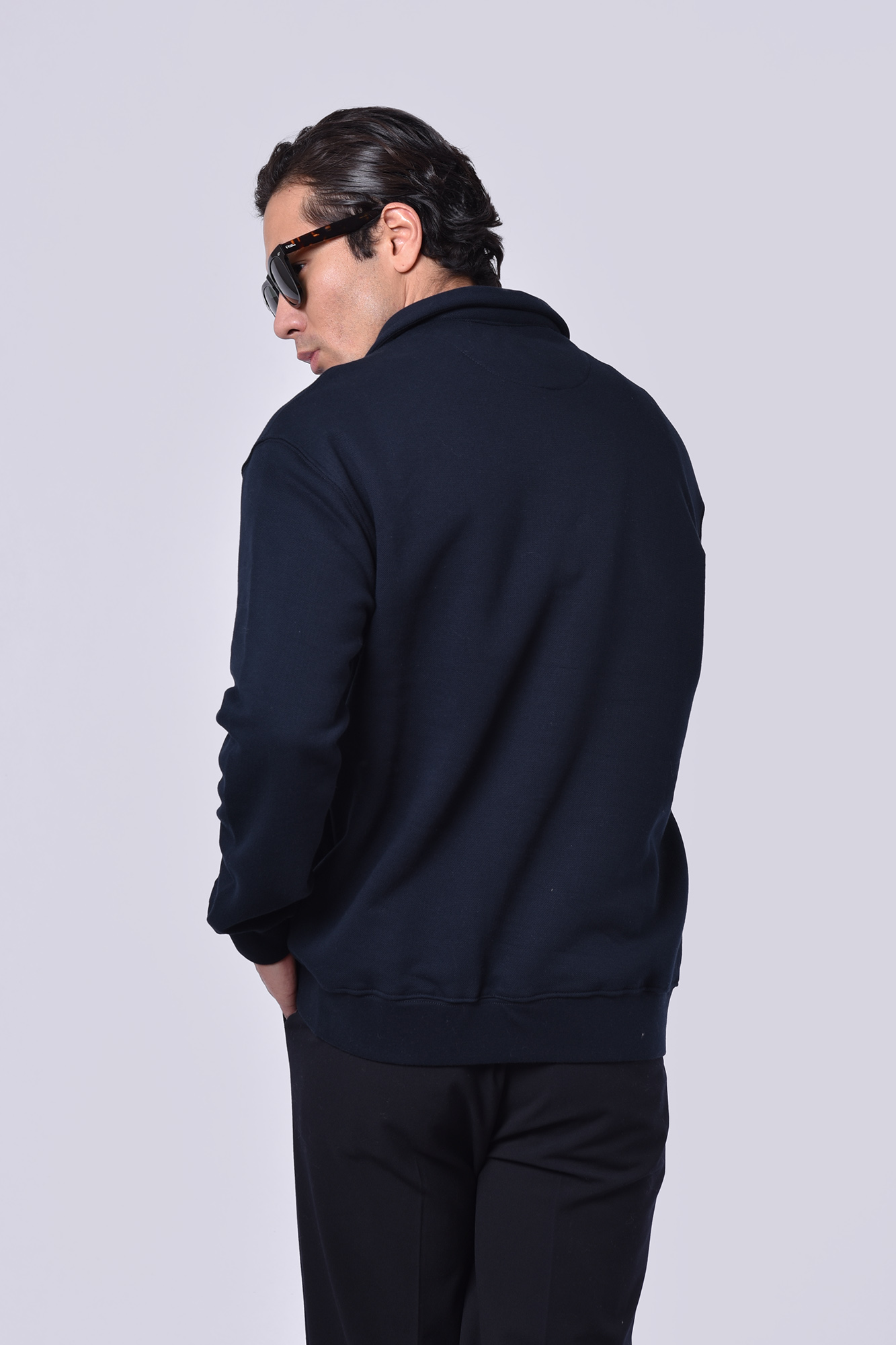 پولوشرت آستین بلند ساده