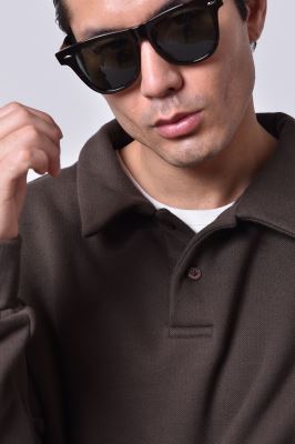 پولوشرت آستین بلند ساده