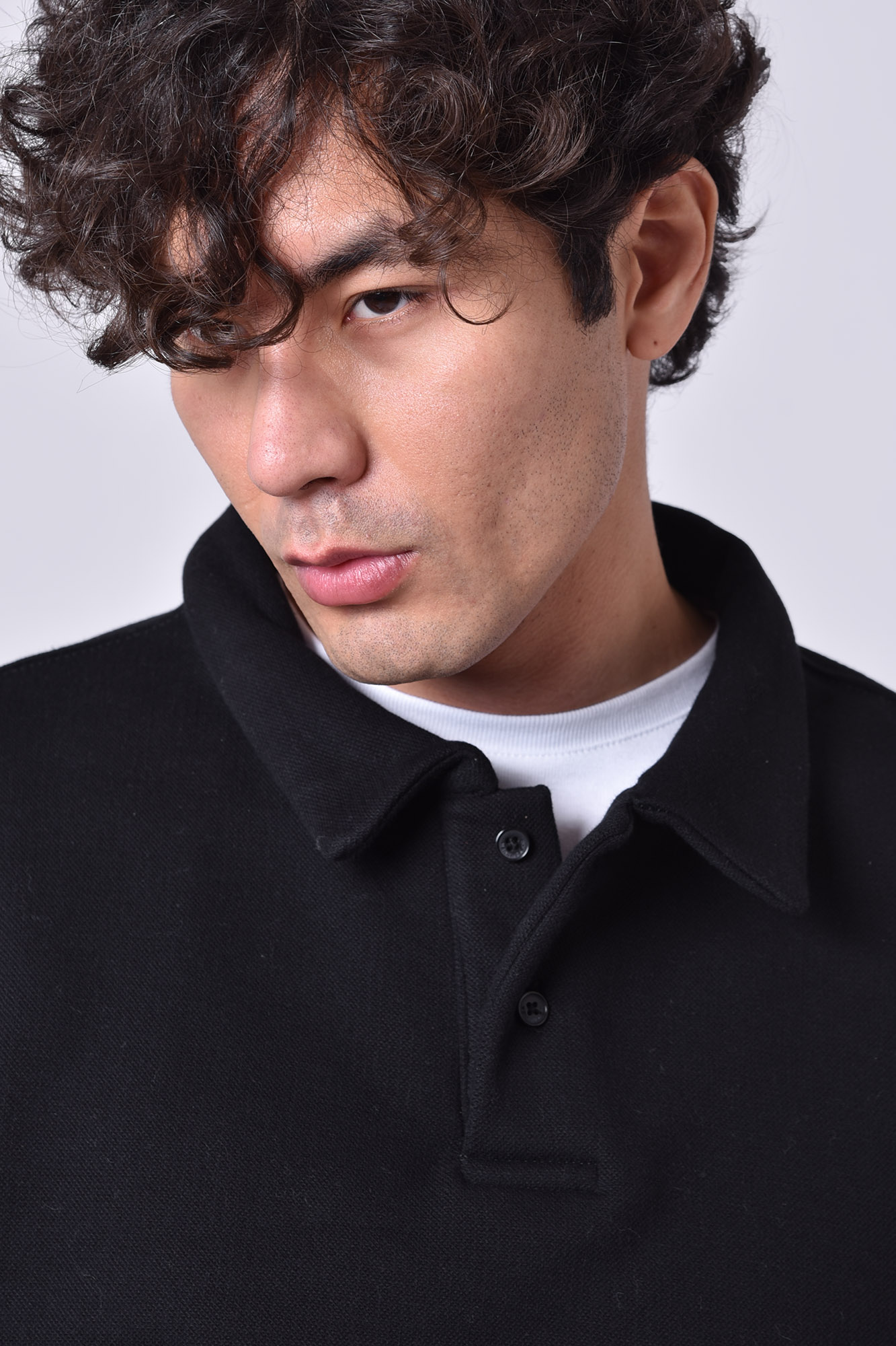 پولوشرت آستین بلند ساده