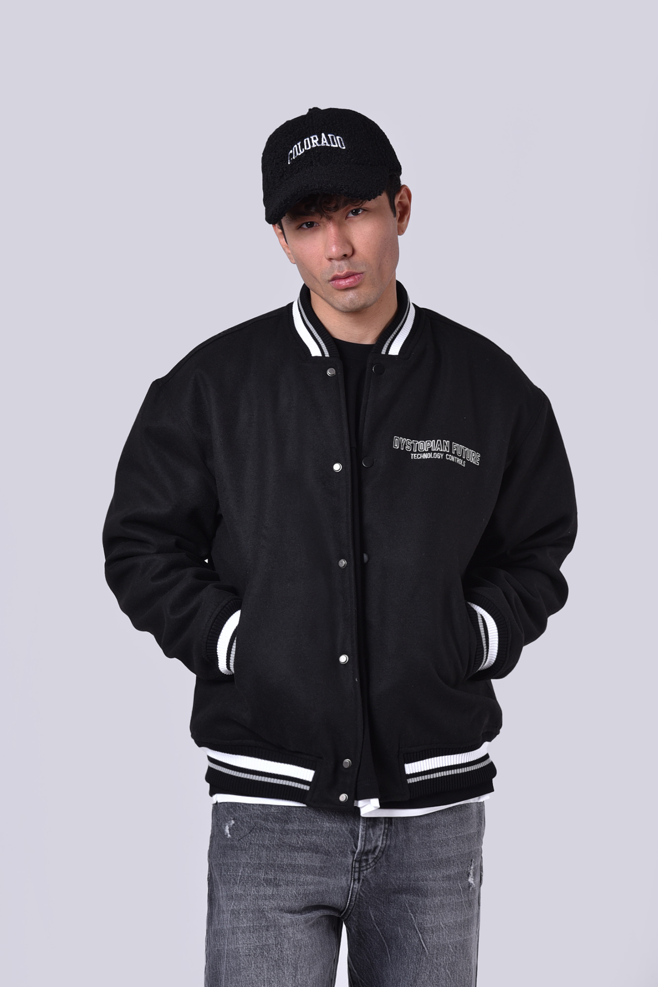 بامبرجکت گلدوزی مردانه