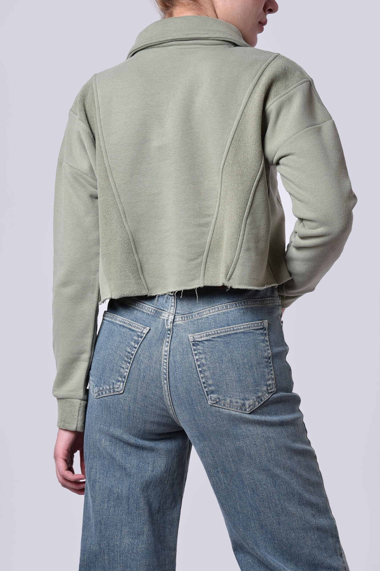 سوئیشرت نیم زیپ ساده