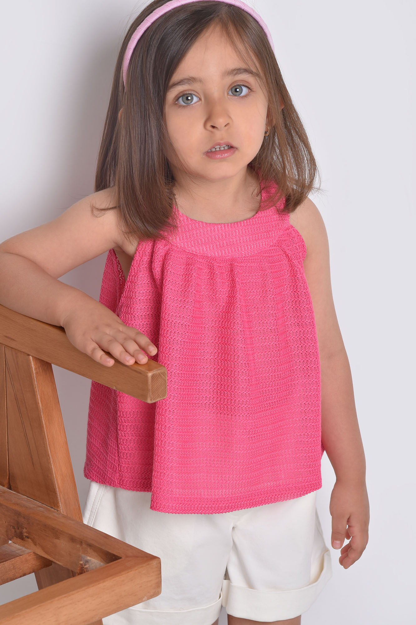 تاپ پیراهنی ساده دخترانه