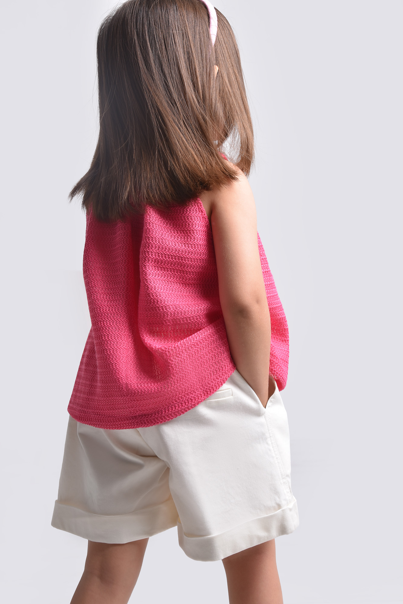 تاپ پیراهنی ساده دخترانه