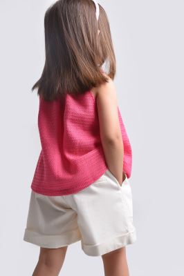 تاپ پیراهنی ساده دخترانه