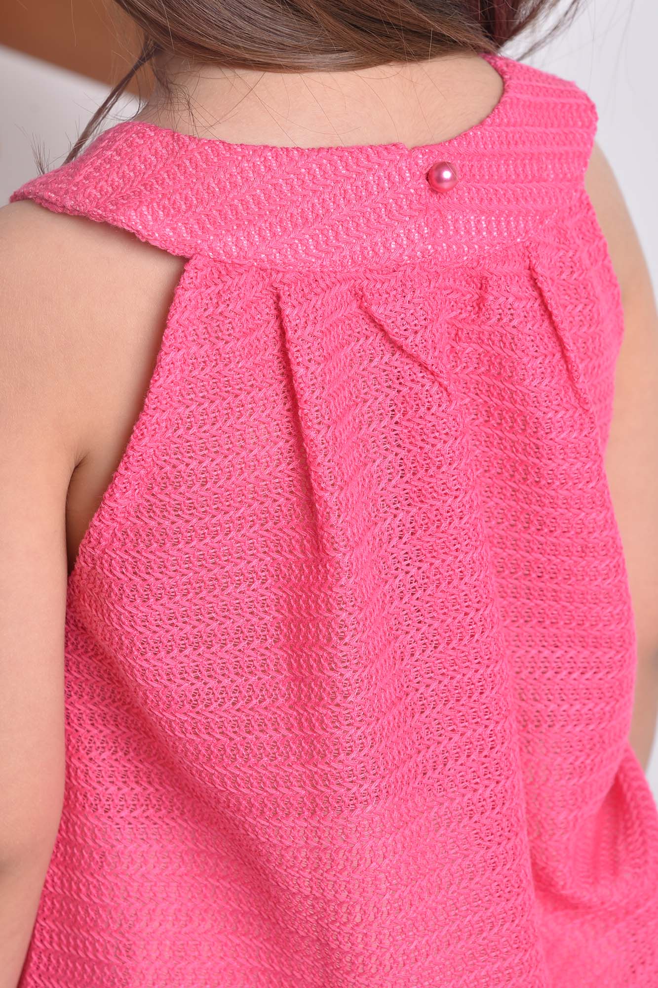 تاپ پیراهنی ساده دخترانه