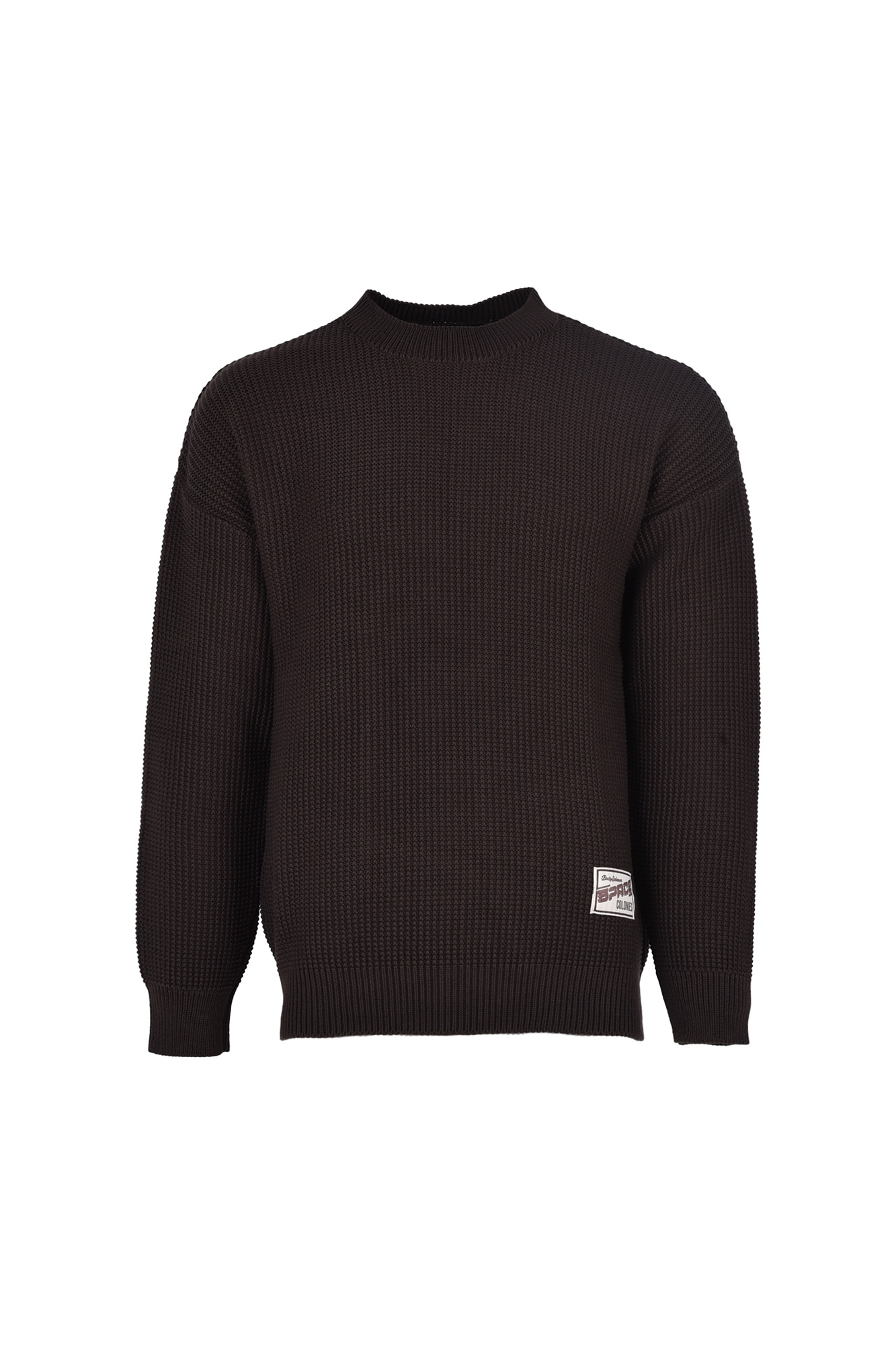 بافت یقه گرد ساده