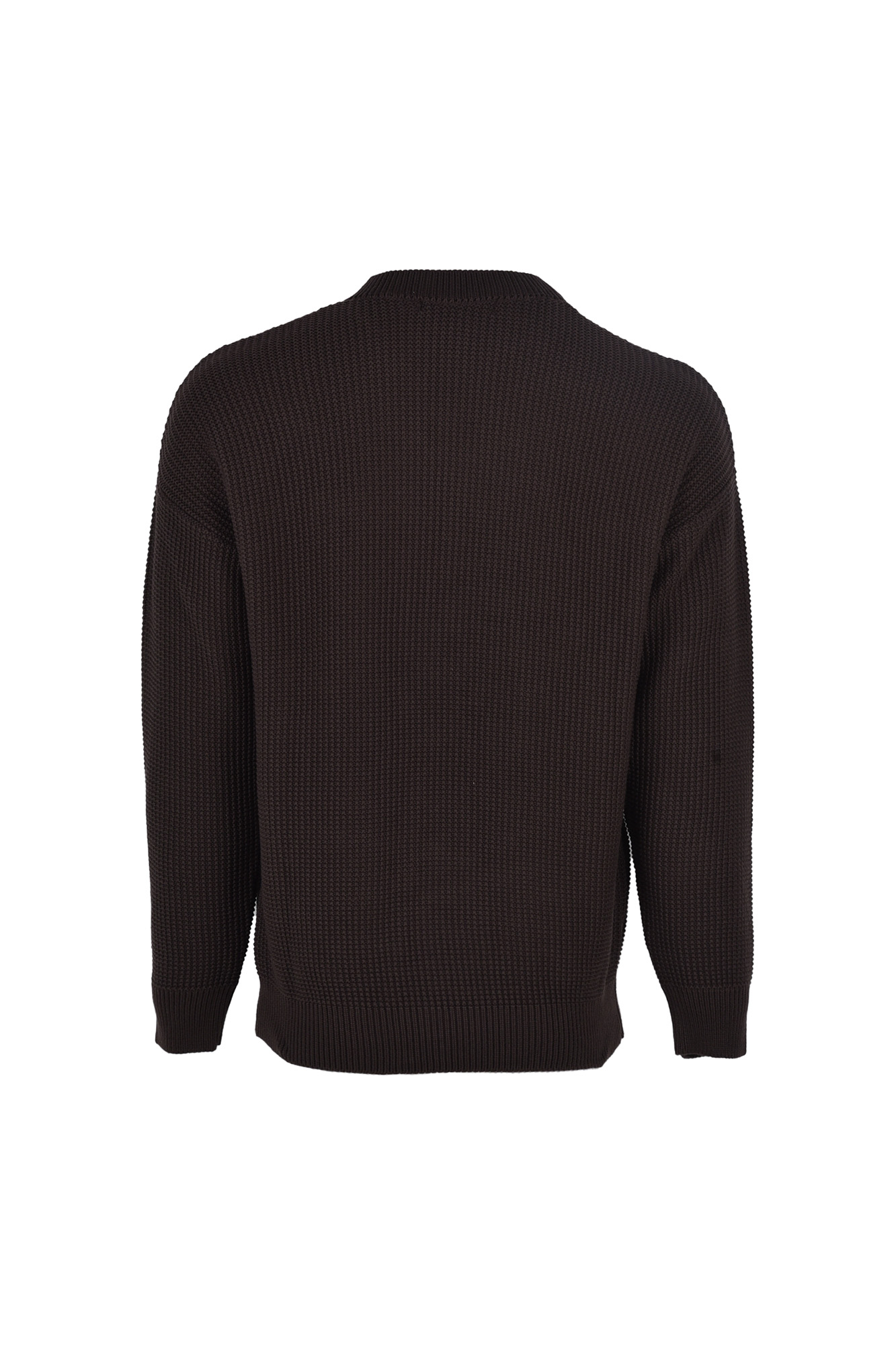 بافت یقه گرد ساده