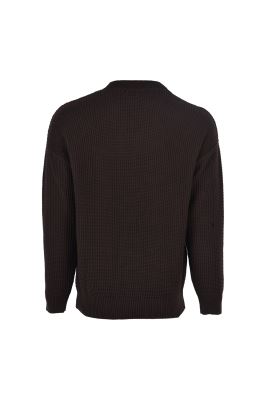 بافت یقه گرد ساده