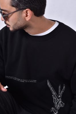 سوئیشرت یقه گرد دورس