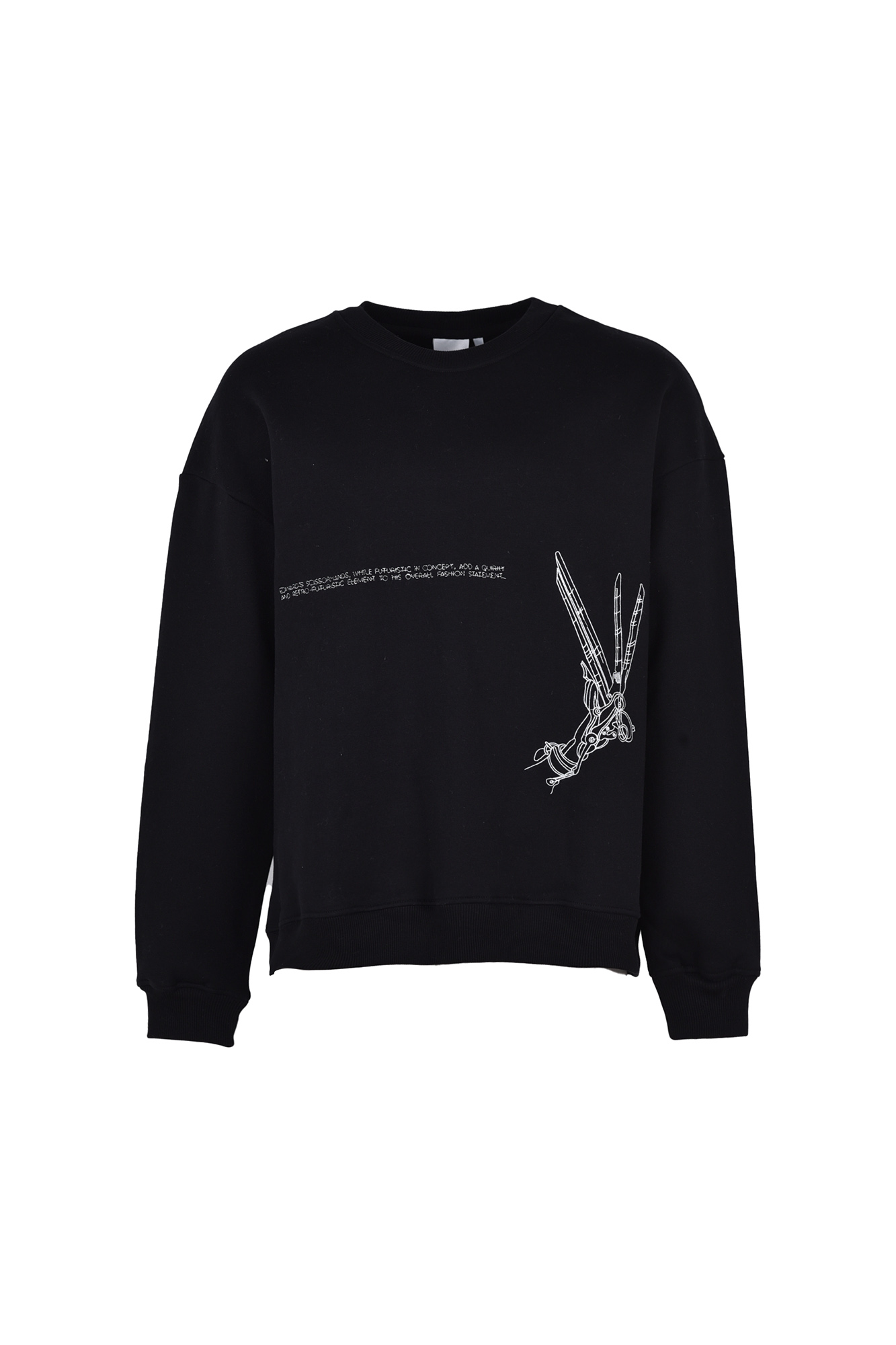 سوئیشرت یقه گرد دورس