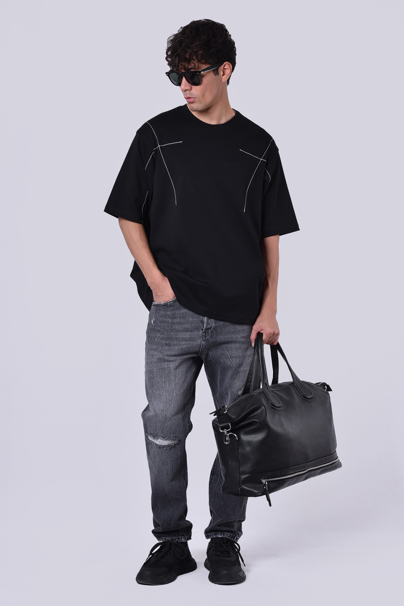 تیشرت آستین کوتاه گلدوزی