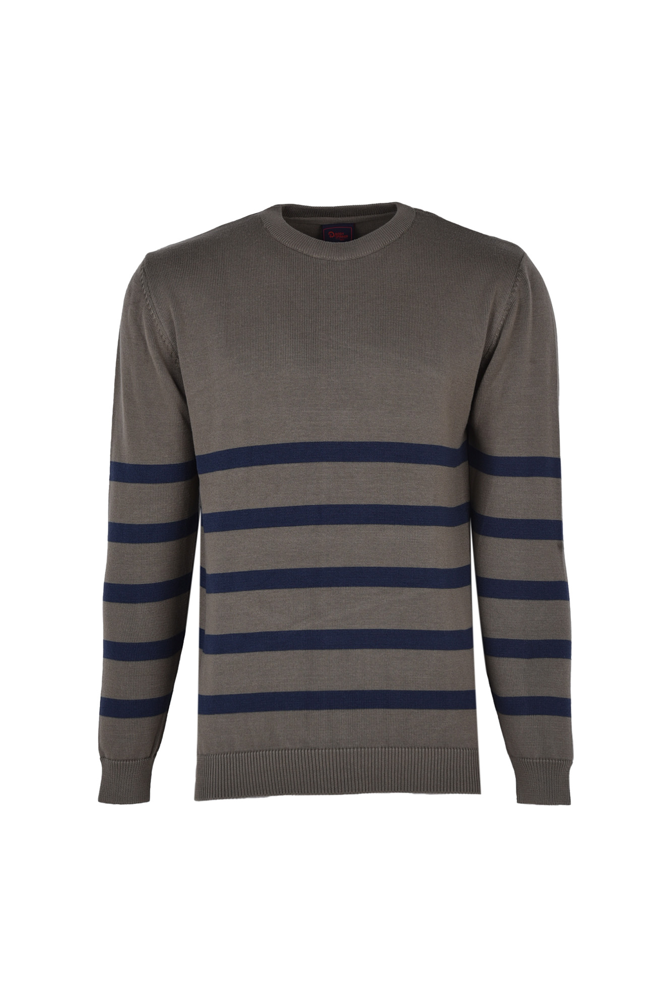 بافت یقه گرد راه راه