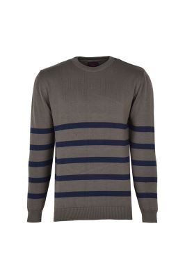 بافت یقه گرد راه راه