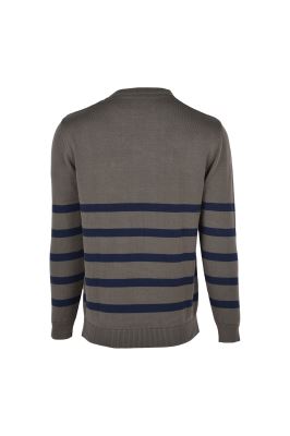 بافت یقه گرد راه راه