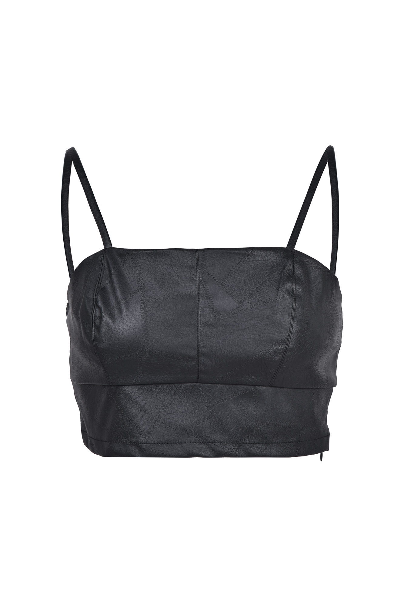 تاپ پیراهنی چرم