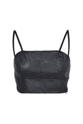 تاپ پیراهنی چرم