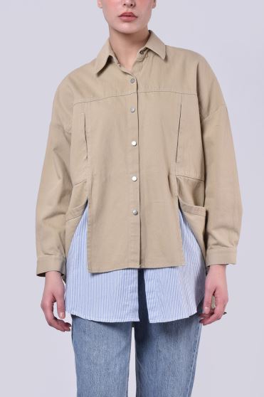 اورشرت ترکیبی کتان