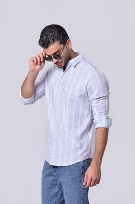 پیراهن آستین بلند راه راه