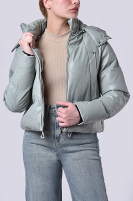 کاپشن کوتاه ساده زنانه