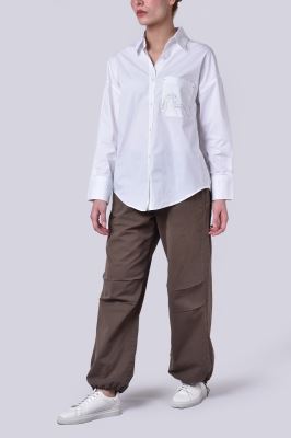 شومیز آستین بلند چاپی