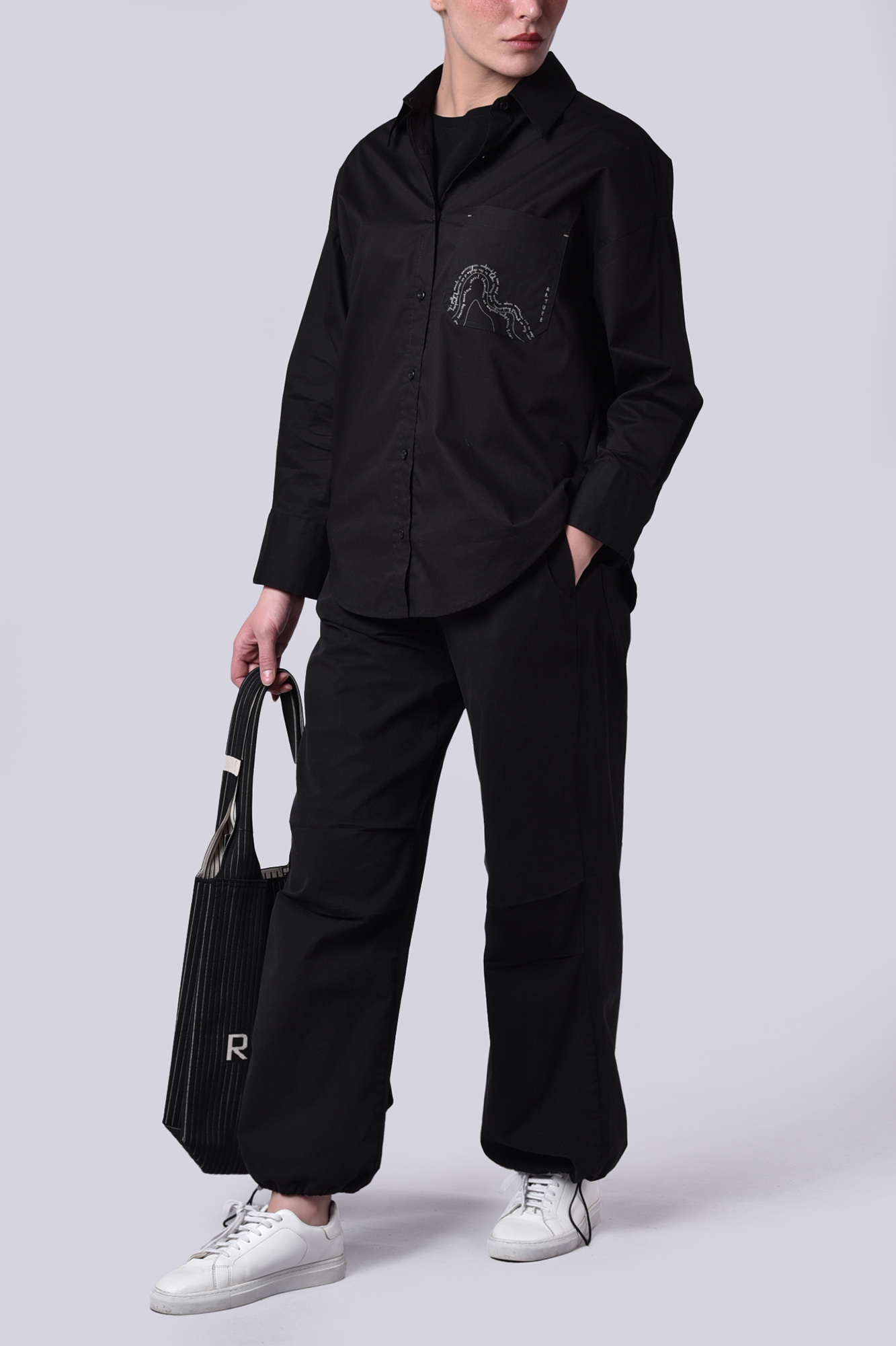 شومیز آستین بلند چاپی