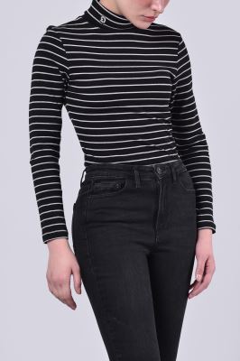 تیشرت آستین بلند راه راه