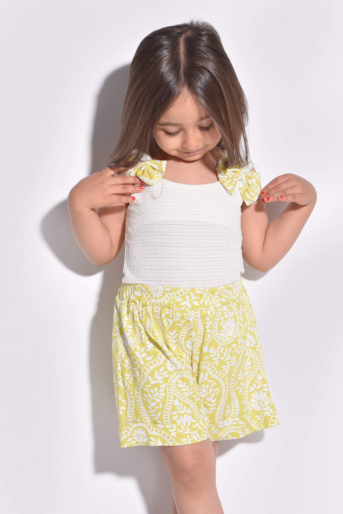 تاپ پیراهنی ساده دخترانه