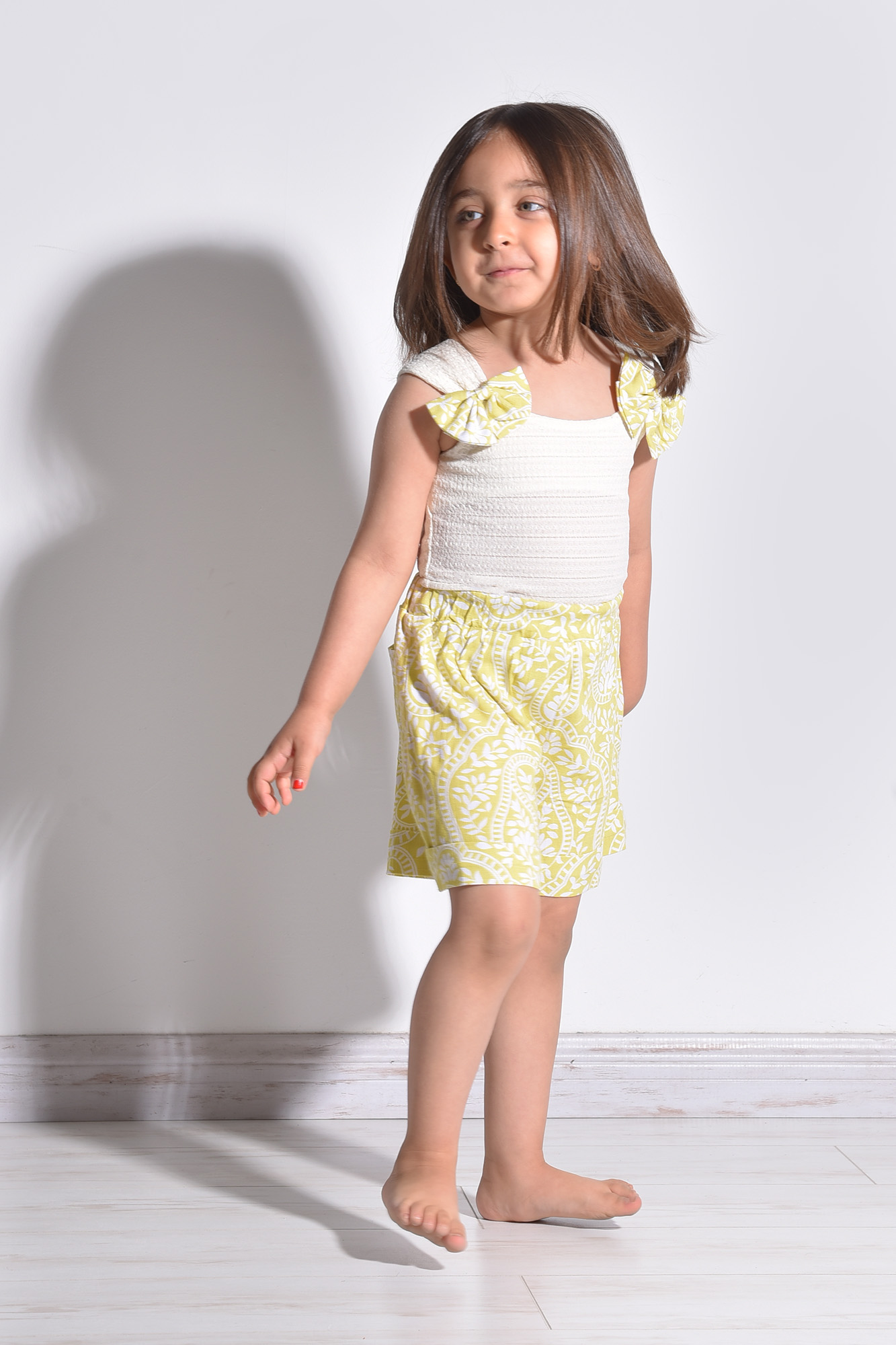 تاپ پیراهنی ساده دخترانه