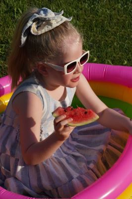 پیراهن کوتاه لینن دخترانه