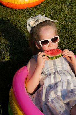 پیراهن کوتاه لینن دخترانه