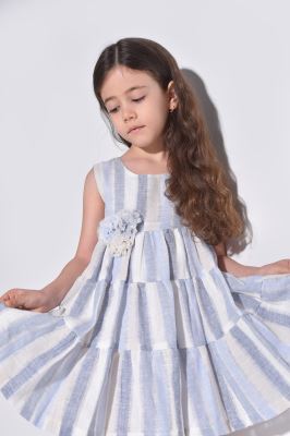 پیراهن کوتاه لینن دخترانه