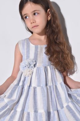 پیراهن کوتاه لینن دخترانه