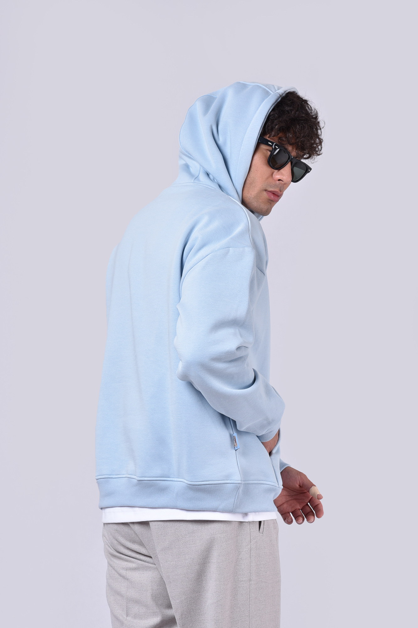 هودی آستین بلند چاپی