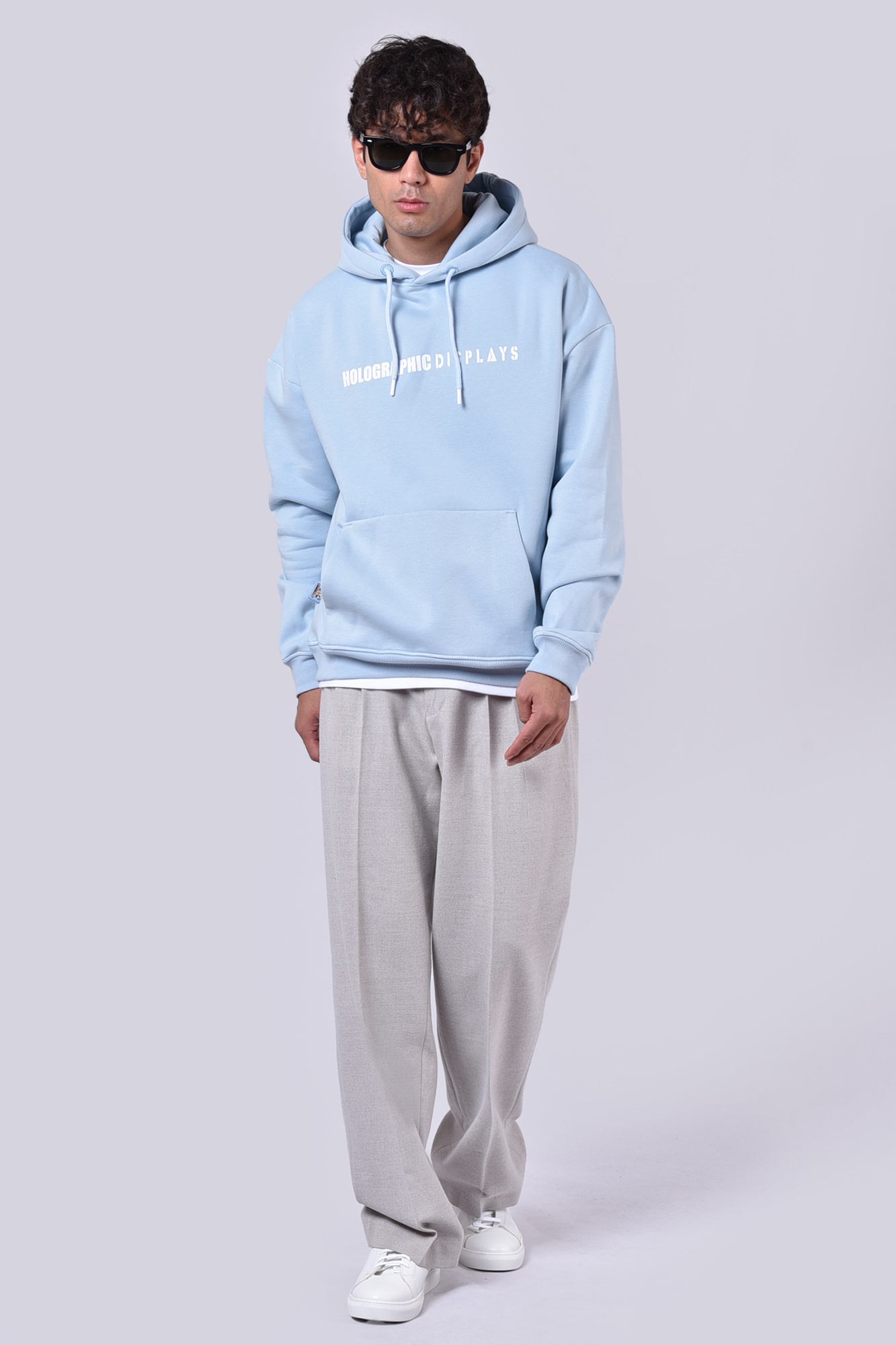 هودی آستین بلند چاپی