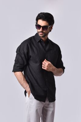 پیراهن آستین بلند لینن