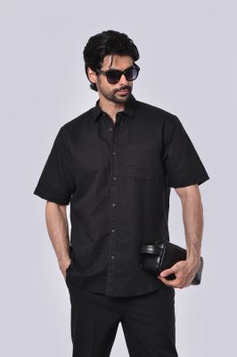 پیراهن آستین کوتاه لینن