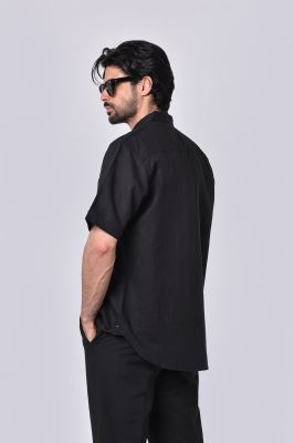 پیراهن آستین کوتاه لینن