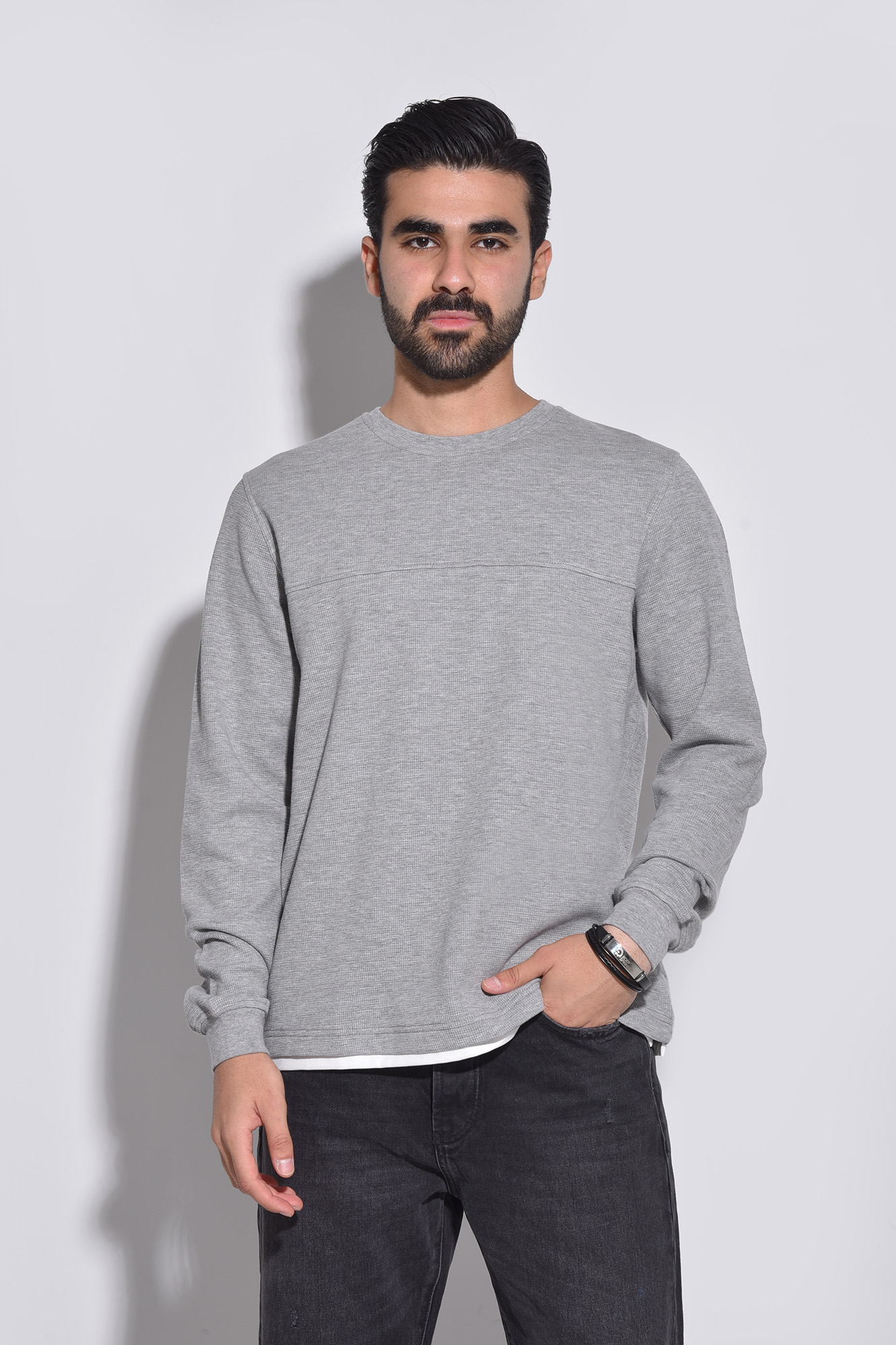 تیشرت آستین بلند ساده