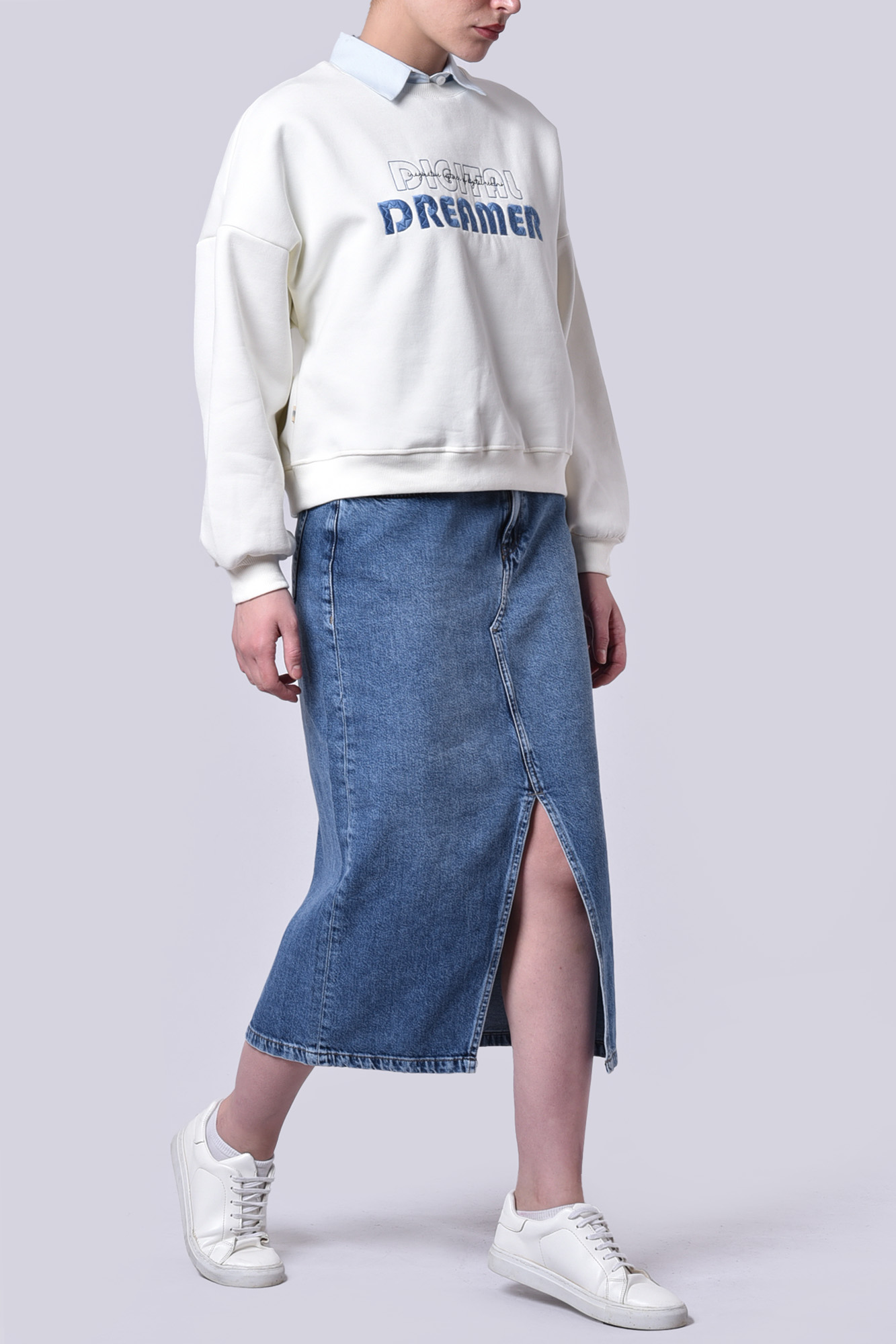 سوئیشرت گلدوزی