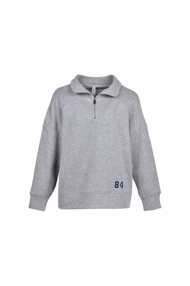 سوئیشرت نیم زیپ گلدوزی