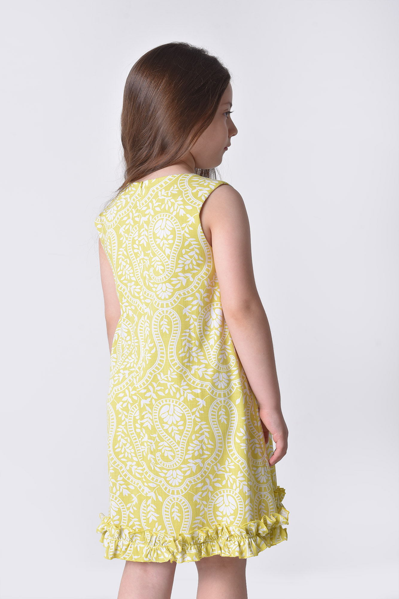 پیراهن کوتاه طرحدار دخترانه