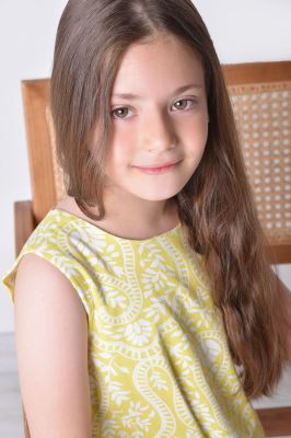 پیراهن کوتاه طرحدار دخترانه