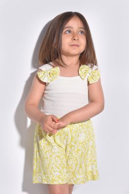 شلوارک پارچه ای طرحدار دخترانه