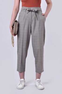 شلوار پارچه ای چهارخانه