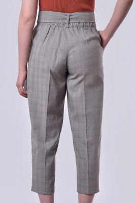 شلوار پارچه ای چهارخانه