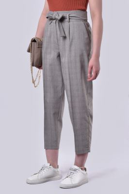 شلوار پارچه ای چهارخانه