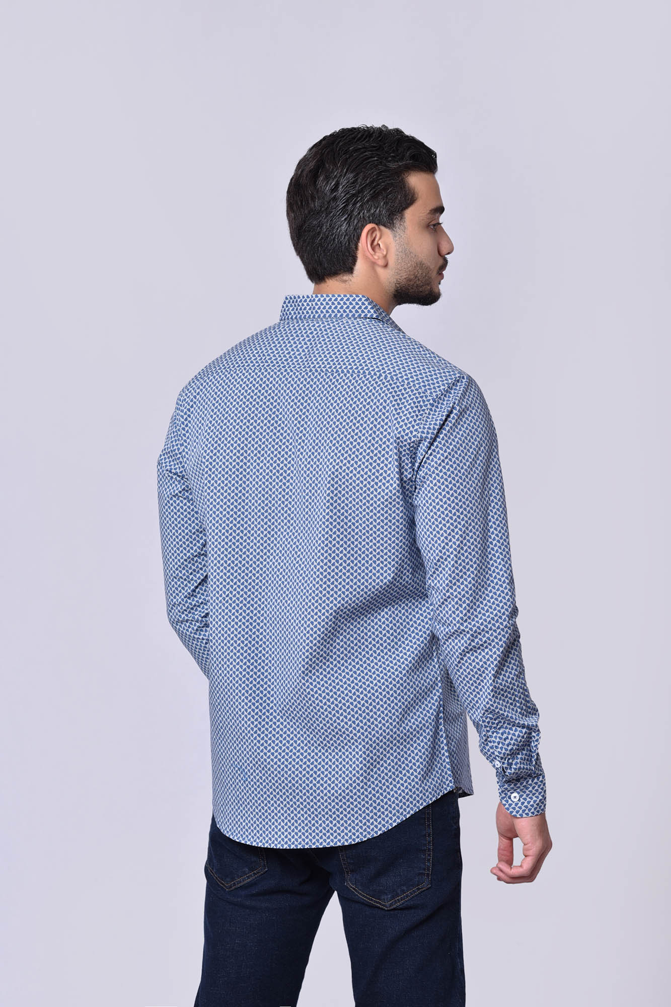 پیراهن آستین بلند طرحدار